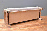 1/12 scale miniature furniture 3-seat sofa (white)