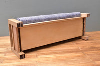 1/12 scale miniature furniture 3-seat sofa (blue)